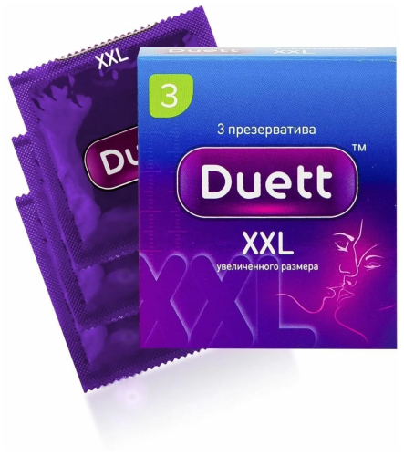 DUETT презервативы ххl №3